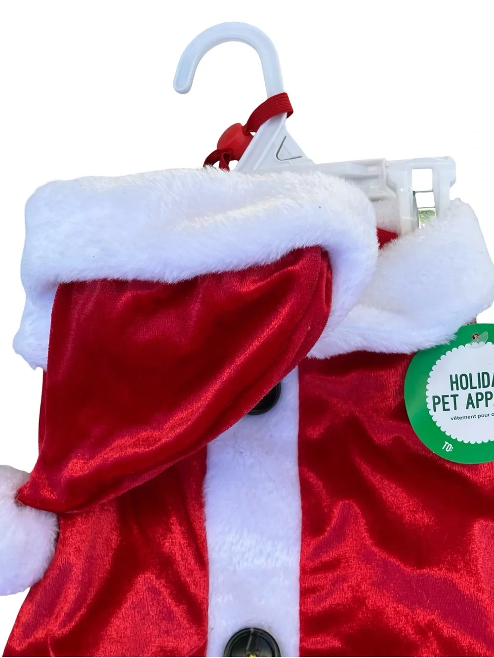 Merry & Bright Holiday Pet Apparel Santa Suit Claus Xmas Hat Medium Dogs Holiday